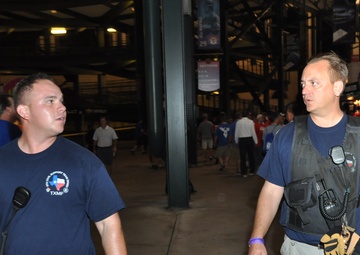 'Civil Support' Guard unit pitches in as part of public safety effort at World Series