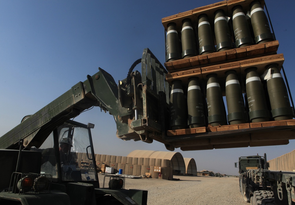 Ammo movers keep coalition weapons locked and loaded