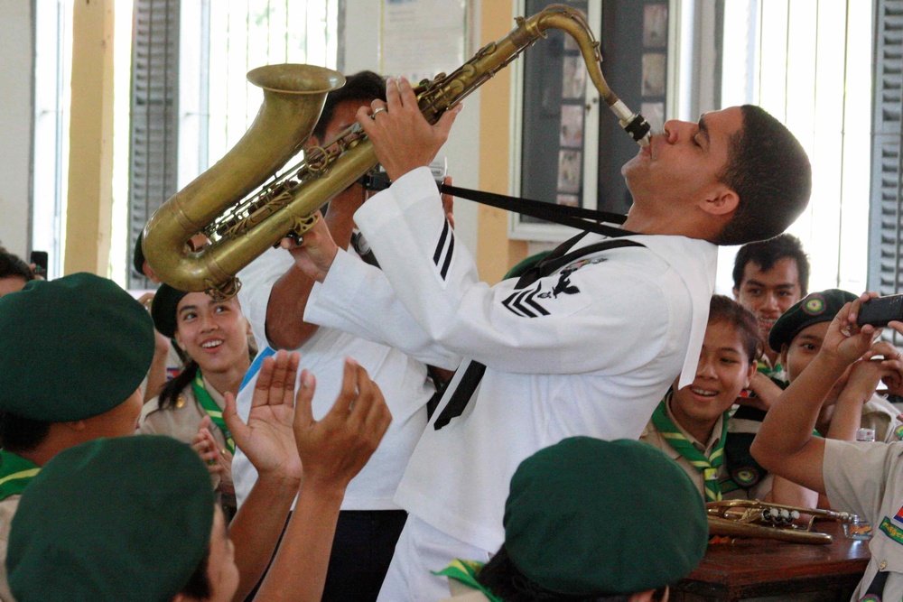 Band performance in Cambodia