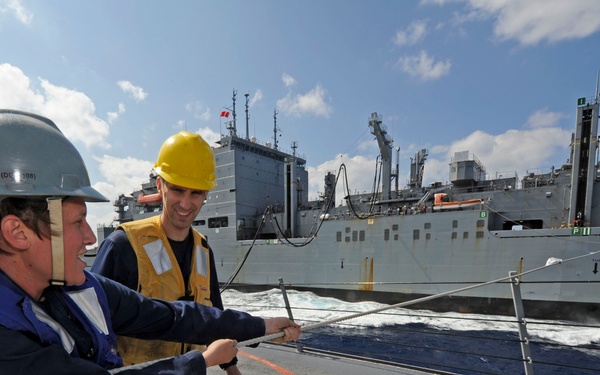 USS Wayne E. Meyer action