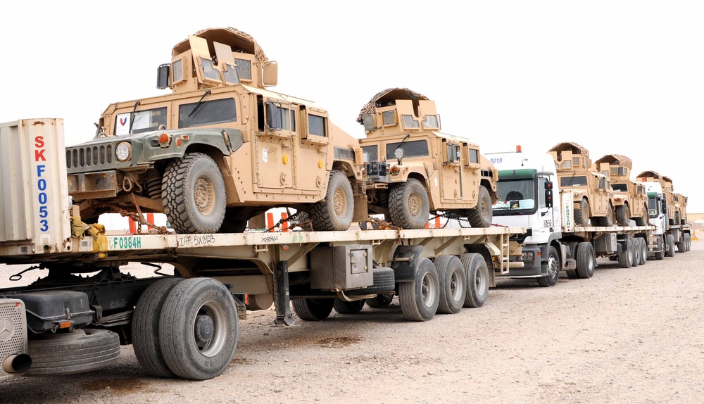 Convoys prepare to leave Iraq for good