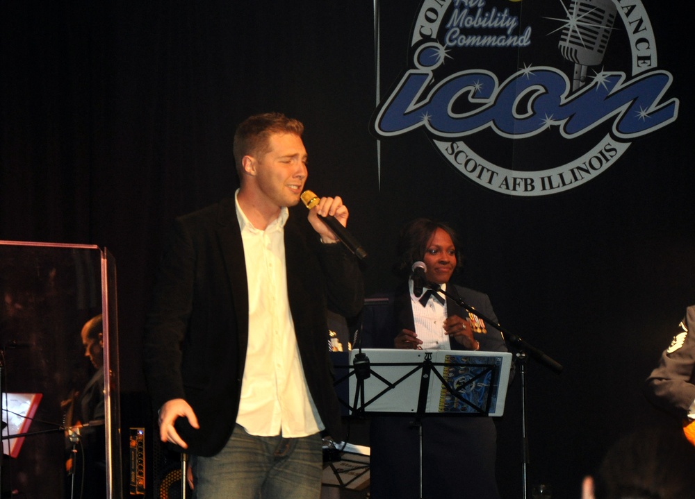 Scott AFB airman first class participates in AMC Icon talent competition finals