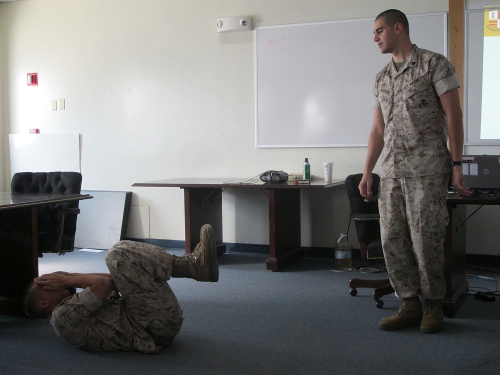 CLR-17 Marines learn about decontamination