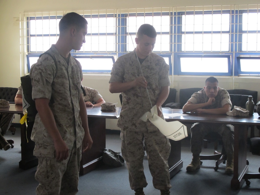CLR-17 Marines learn about decontamination