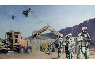 Pacemaker Battalion dedicates print honoring engineers