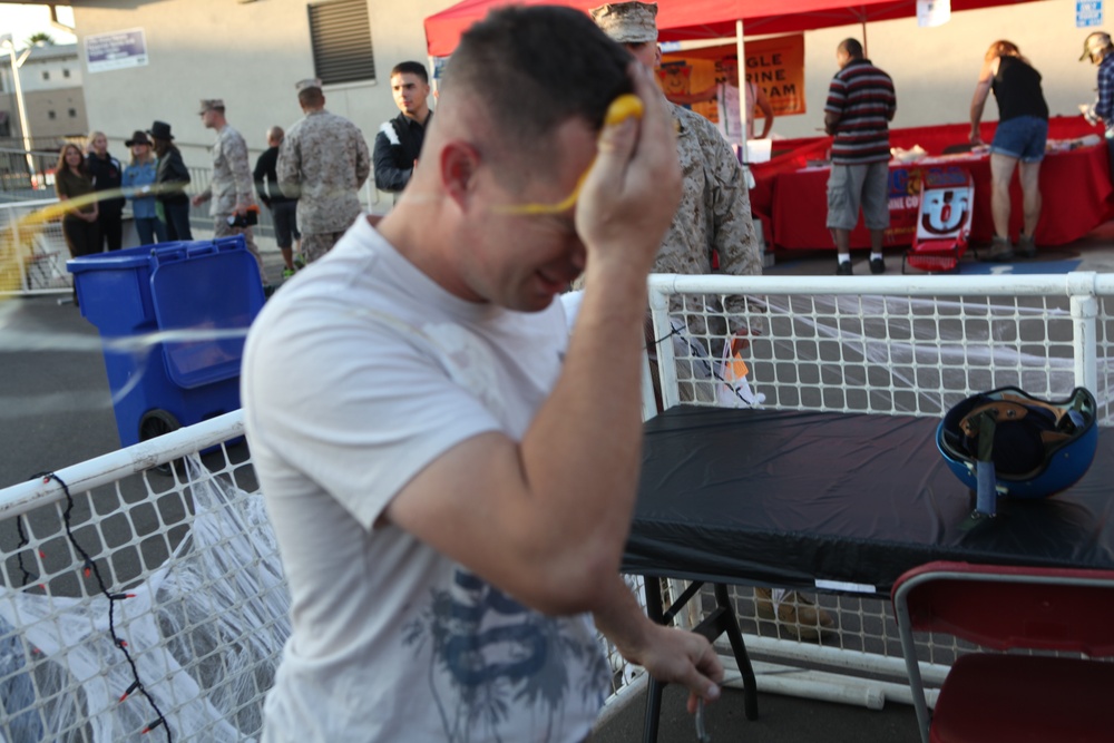 Marines have smashing time at SMP bash