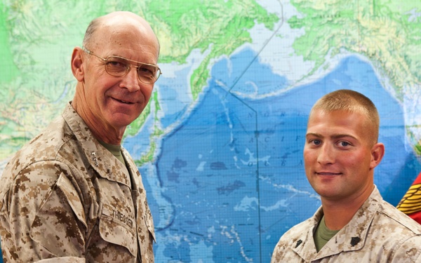 Sgt. Minkie receives NAM