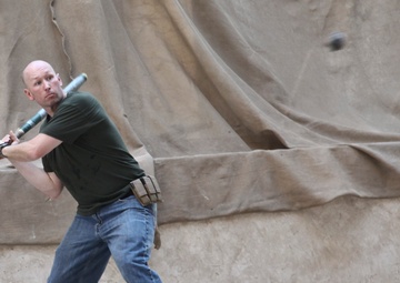 Stickball on Forward Operating Base Union III