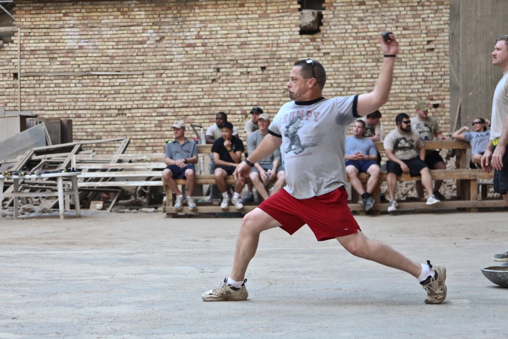 Stickball on Forward Operating Base Union III