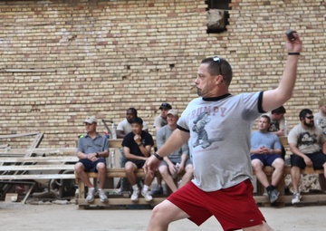 Stickball on Forward Operating Base Union III