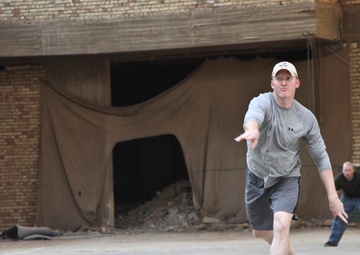 Stickball on Forward Operating Base Union III