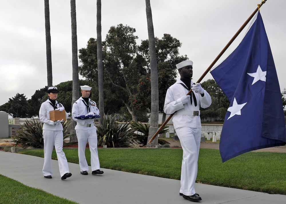 Funeral held for retired Vice Adm. Paul F. McCarthy