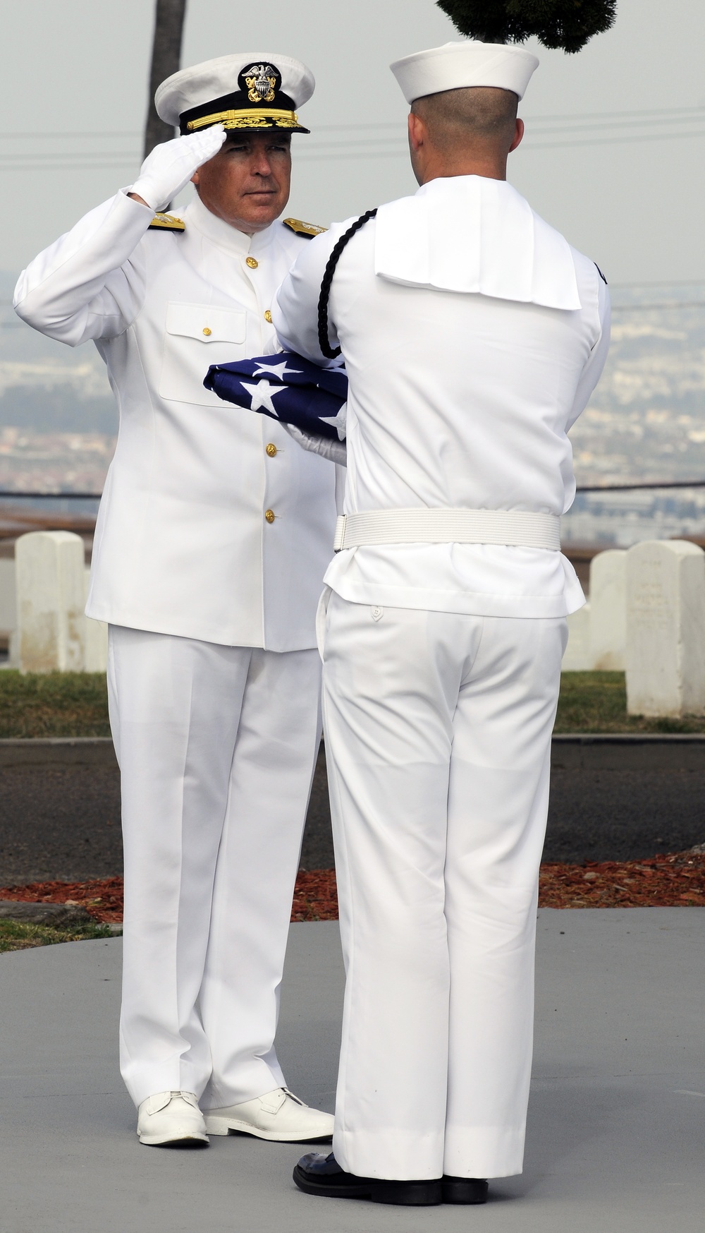 Funeral held for retired Vice Adm. Paul F. McCarthy