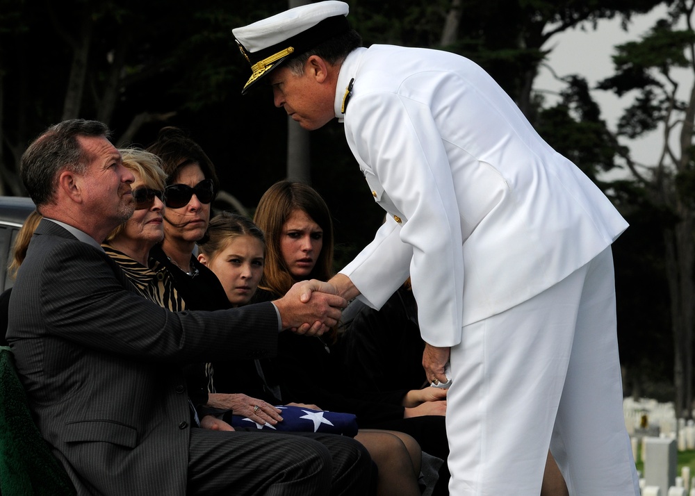 Funeral held for retired Vice Adm. Paul F. McCarthy