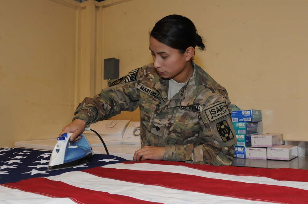 Dignity, Reverence and Respect: Quartermaster soldiers honor the fallen