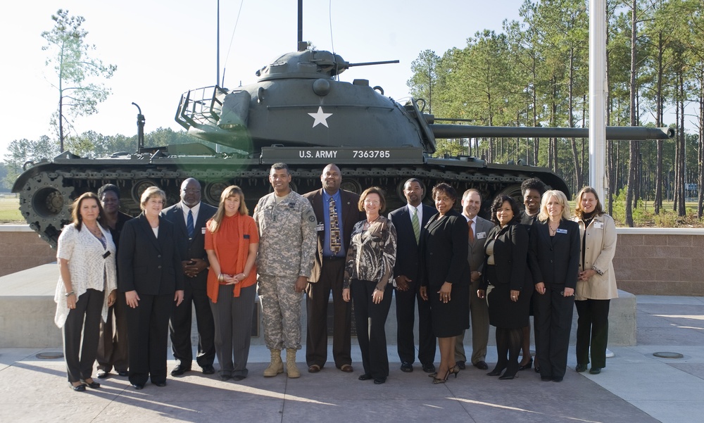 Sumter school district leaders visit Third Army/ARCENT