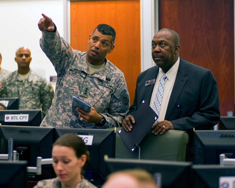 Sumter school district leaders visit Third Army/ARCENT