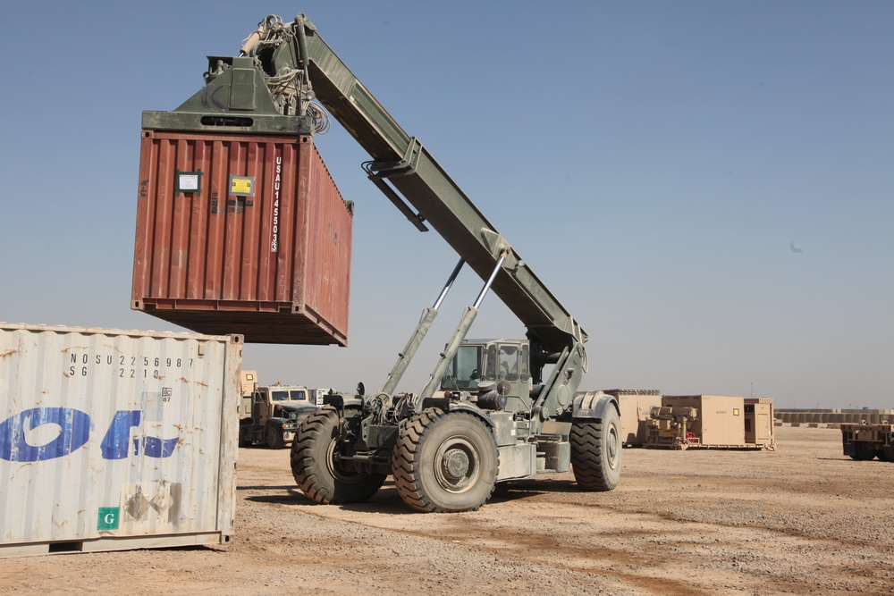 Supplies transfered from Contingency Operating Base Warhorse