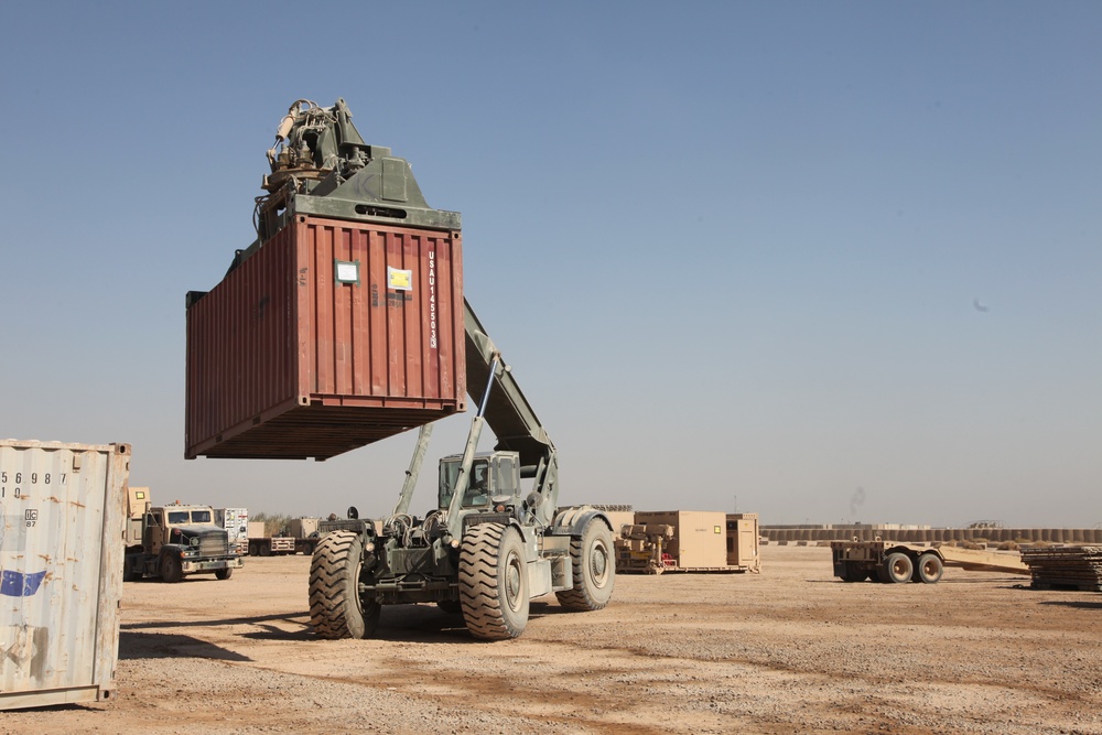 Supplies transfered from Contingency Operating Base Warhorse