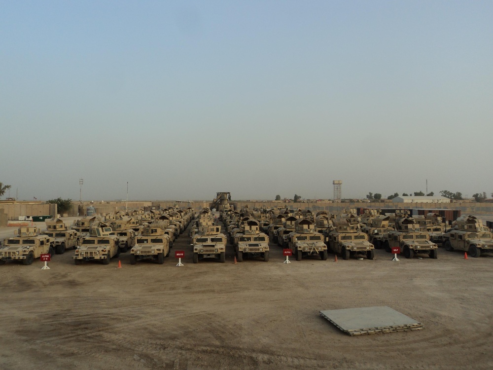 US Forces turn in equipment in support of drawdown