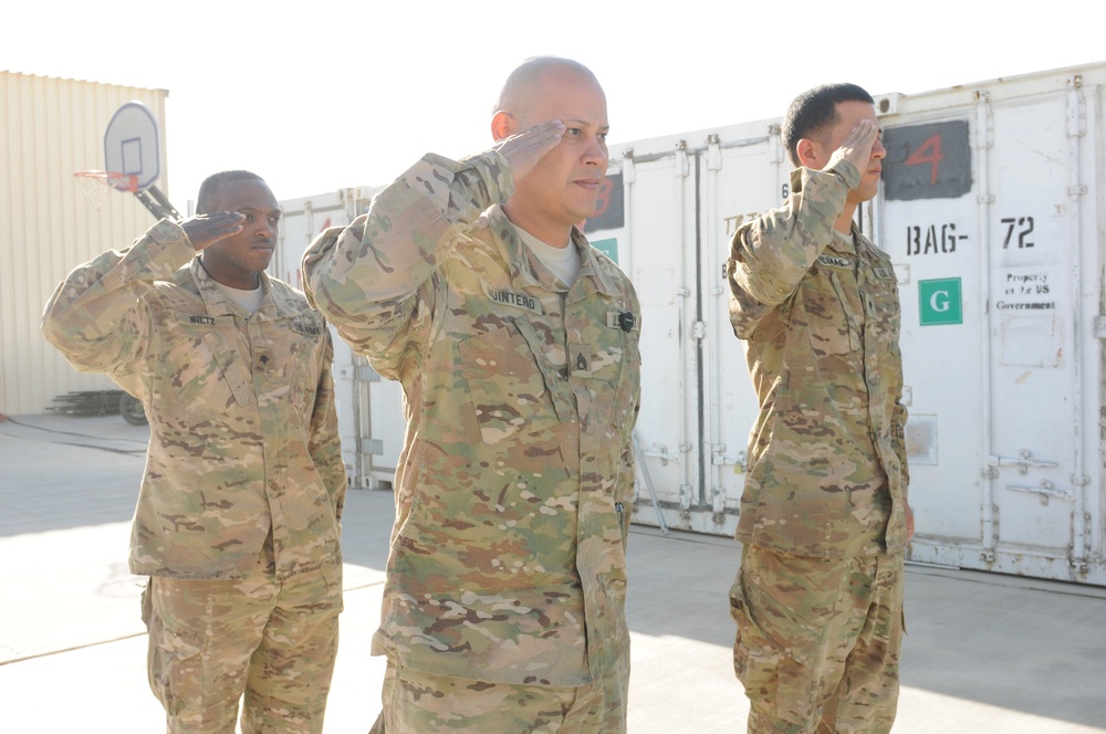 Dignity, Reverence and Respect: Quartermaster soldiers honor the fallen