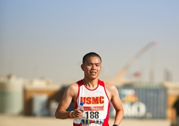 Runners endure Marine Corps Marathon Forward in Helmand province