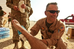 Runners endure Marine Corps Marathon Forward in Helmand province