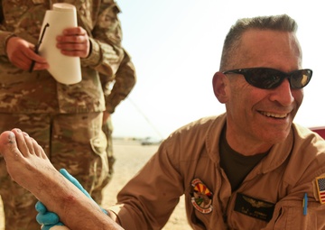 Runners endure Marine Corps Marathon Forward in Helmand province