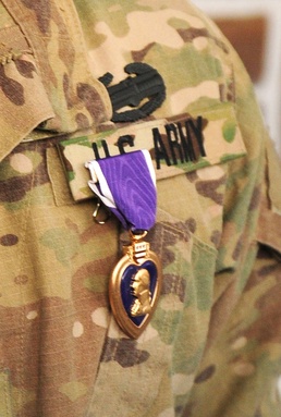 Local soldier and 11 others overcome ambush, receive awards