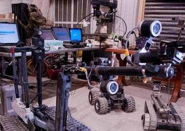 Repair team keeps robots in the fight