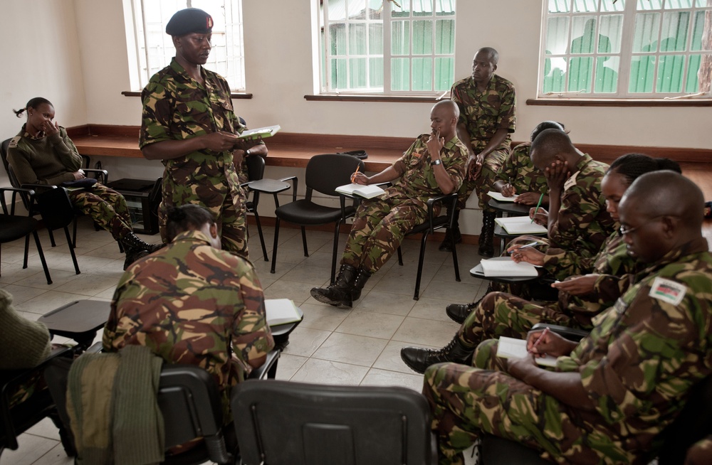 Kenyan soldiers train, prepare for civil affairs mission