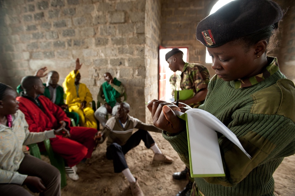 Kenyan soldiers train, prepare for civil affairs mission