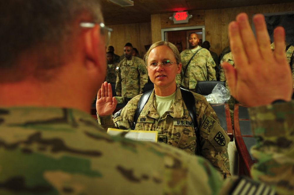 Taking the Oath of Office