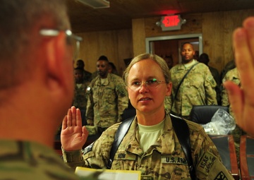 Taking the Oath of Office