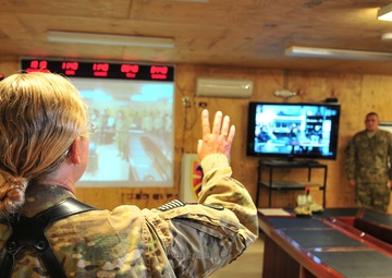 Waving from across the ocean