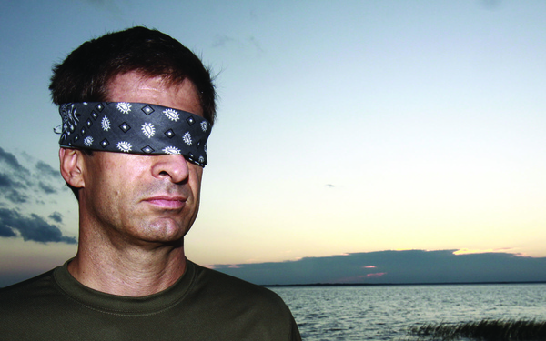 Blind, shackled and 'unstoppable'