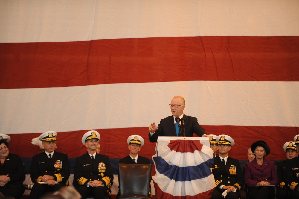 USS California commissioning ceremony