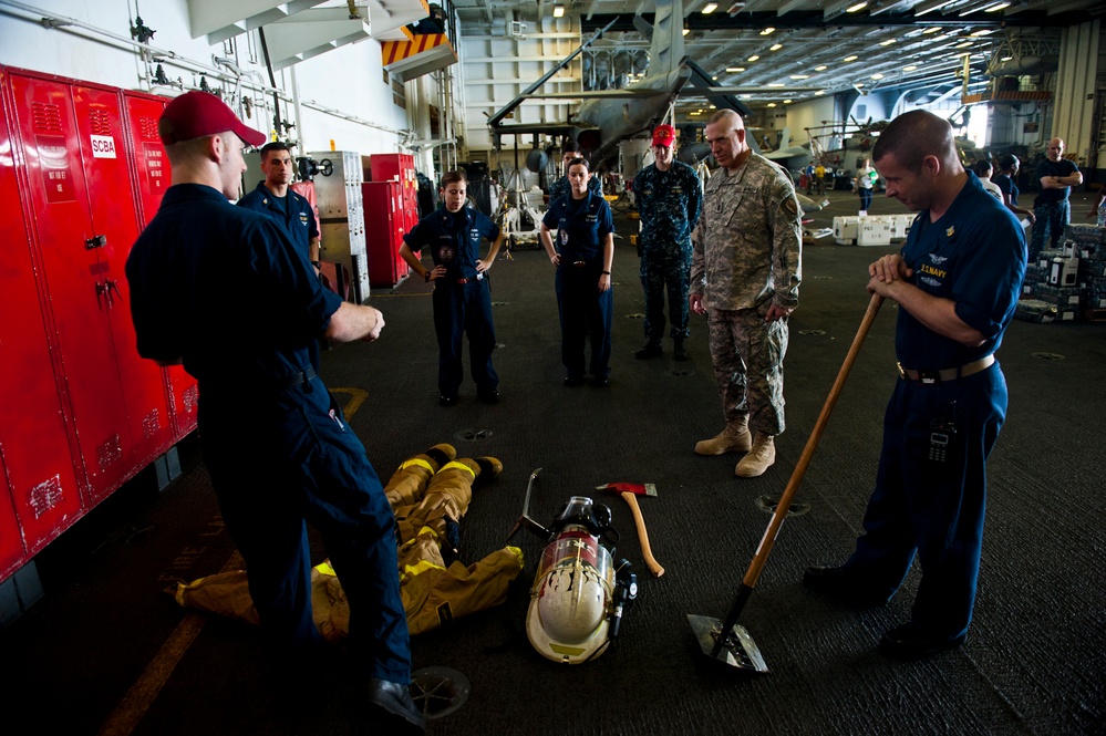 USS John C. Stennis conducts flight operations