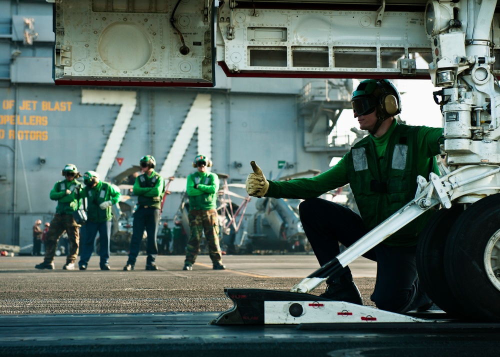 USS John C. Stennis conducts flight operations