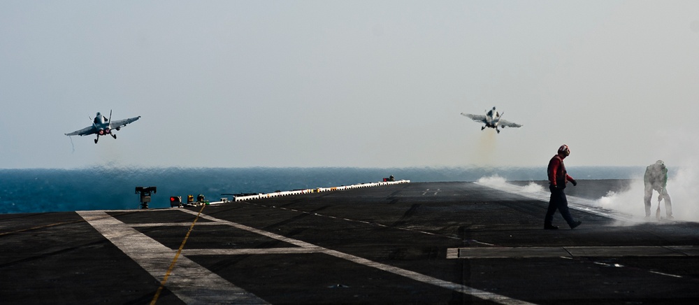 USS John C. Stennis conducts flight operations