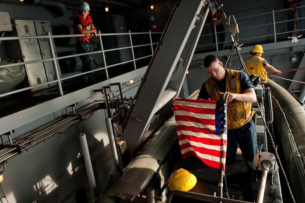 USS John C. Stennis conducts flight operations