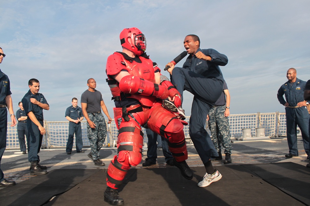 Security reaction force course aboard USS Kidd