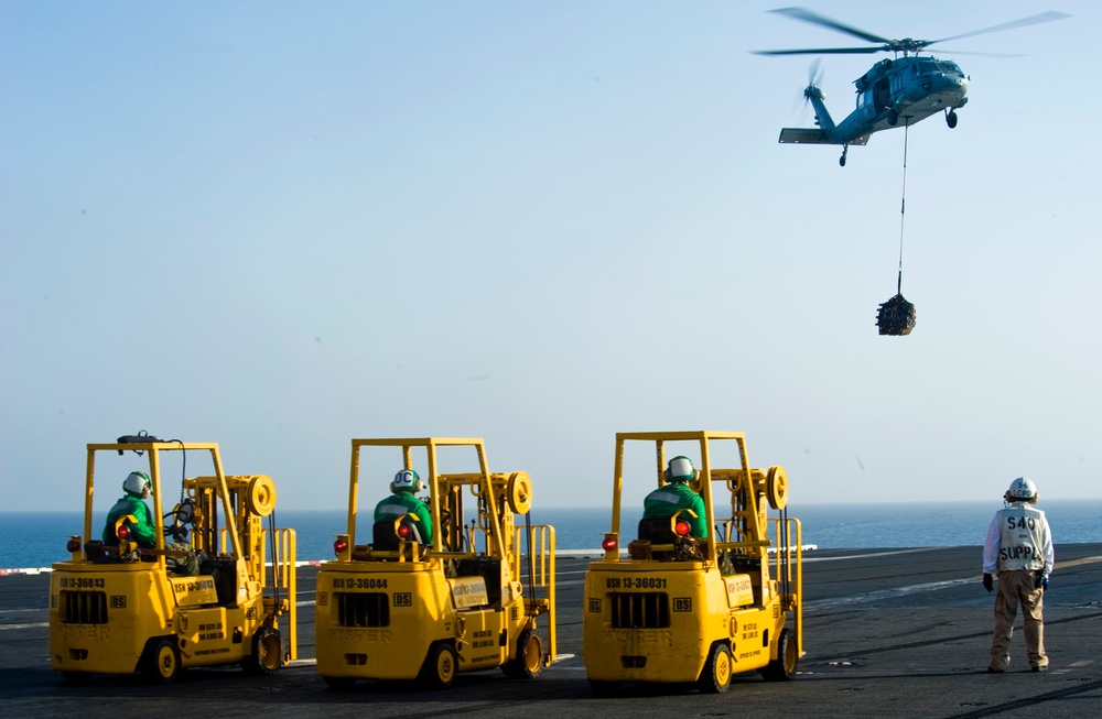 USS John C. Stennis sailors maintain readiness