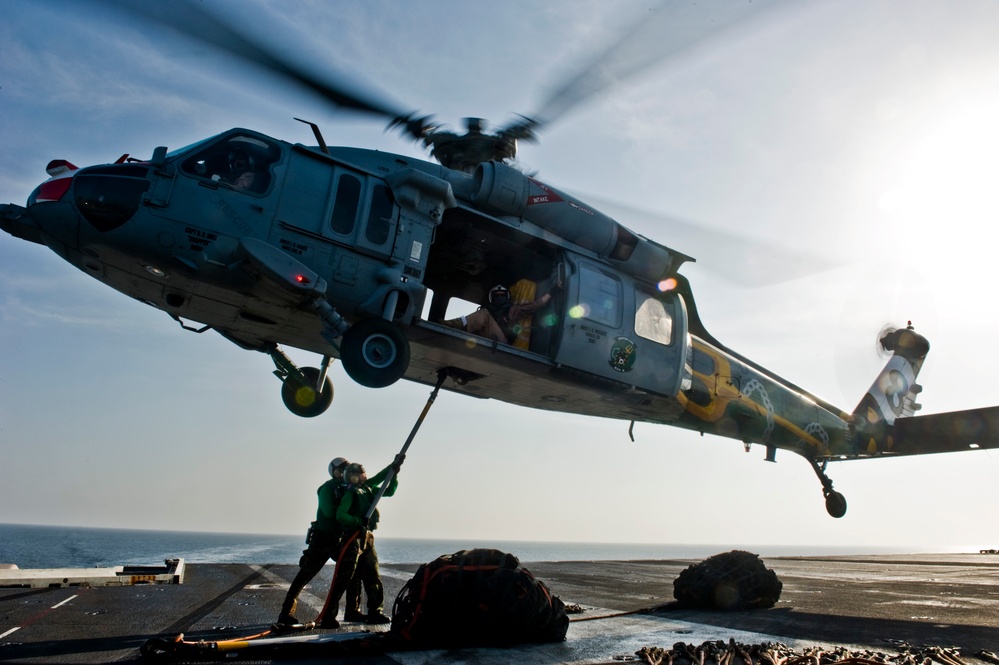 USS John C. Stennis sailors maintain readiness