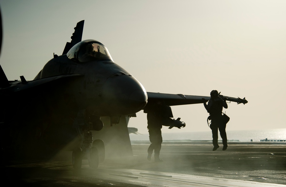 USS John C. Stennis sailors maintain readiness