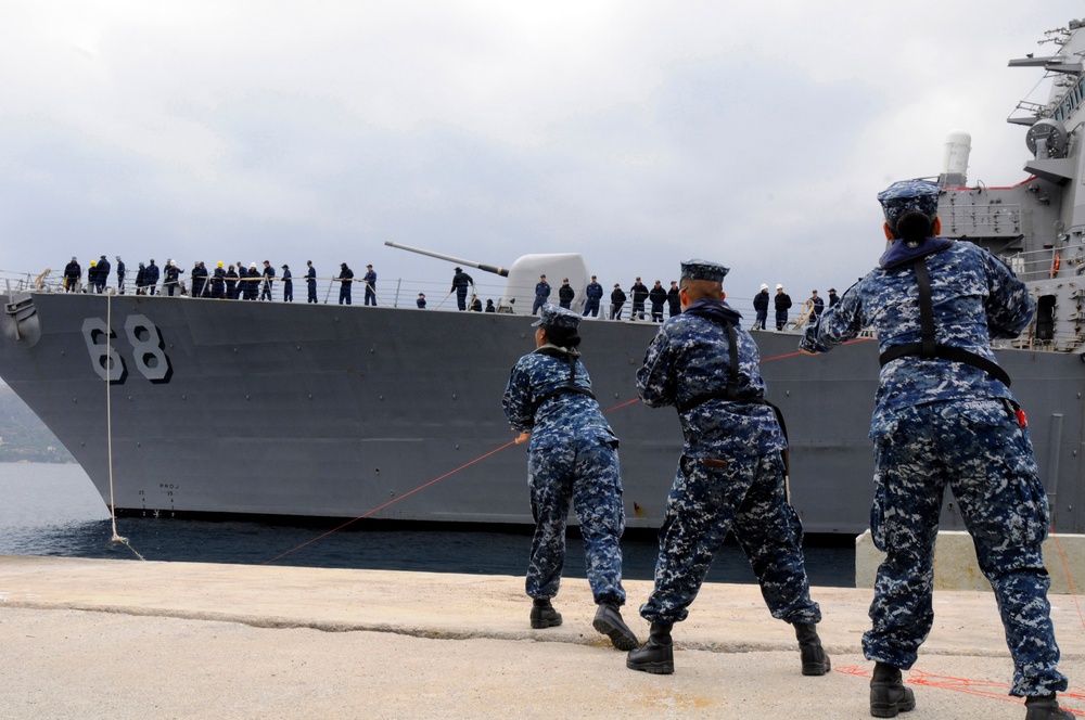 USS The Sullivans in Greece