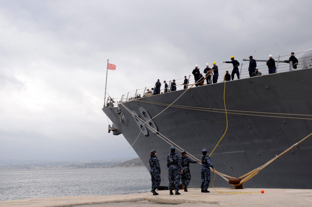 USS The Sullivans in Greece