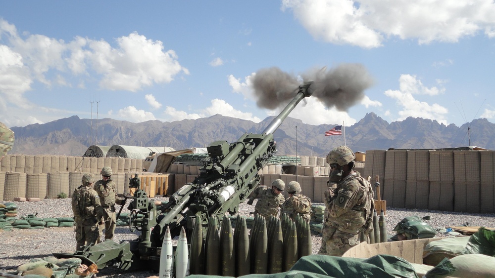 2-8 Field Artillery fire mission