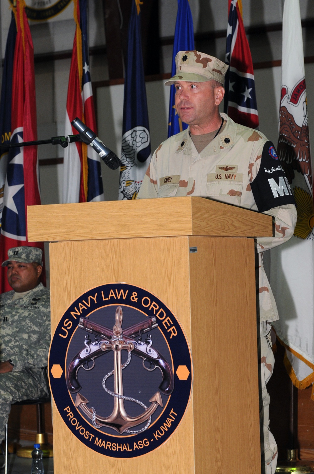 Navy law, order unit transfers authority to Army after seven years