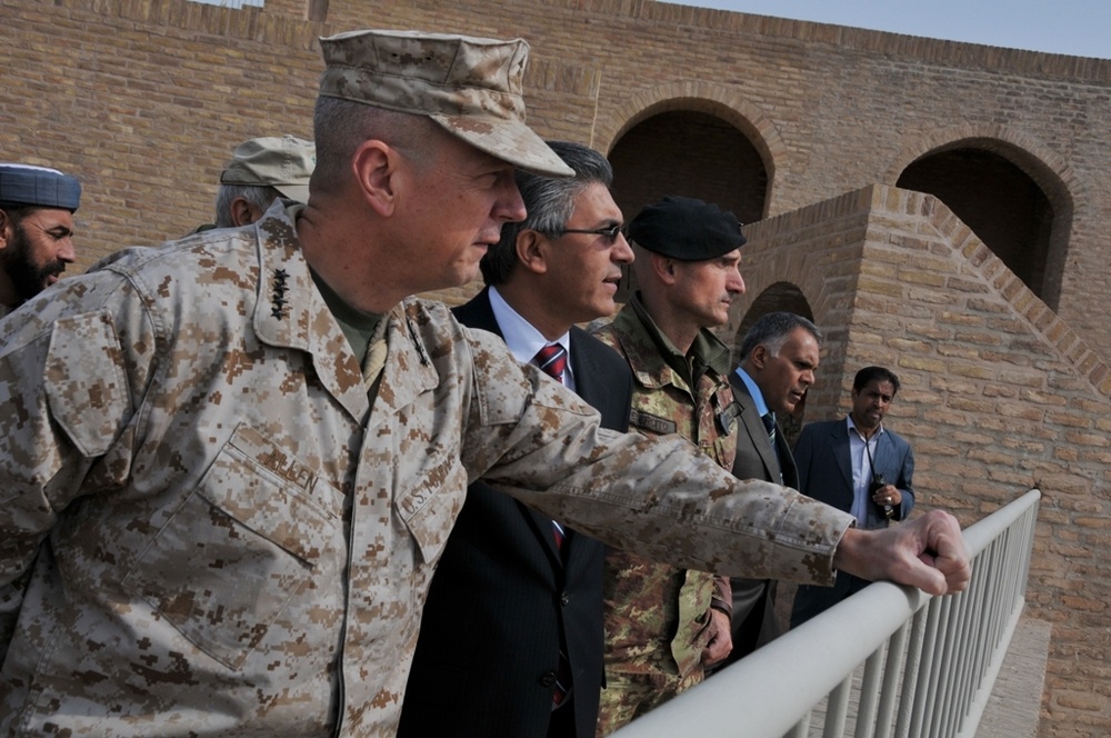 DVIDS - Images - COMISAF visits Salma Dam in Regional Command West ...